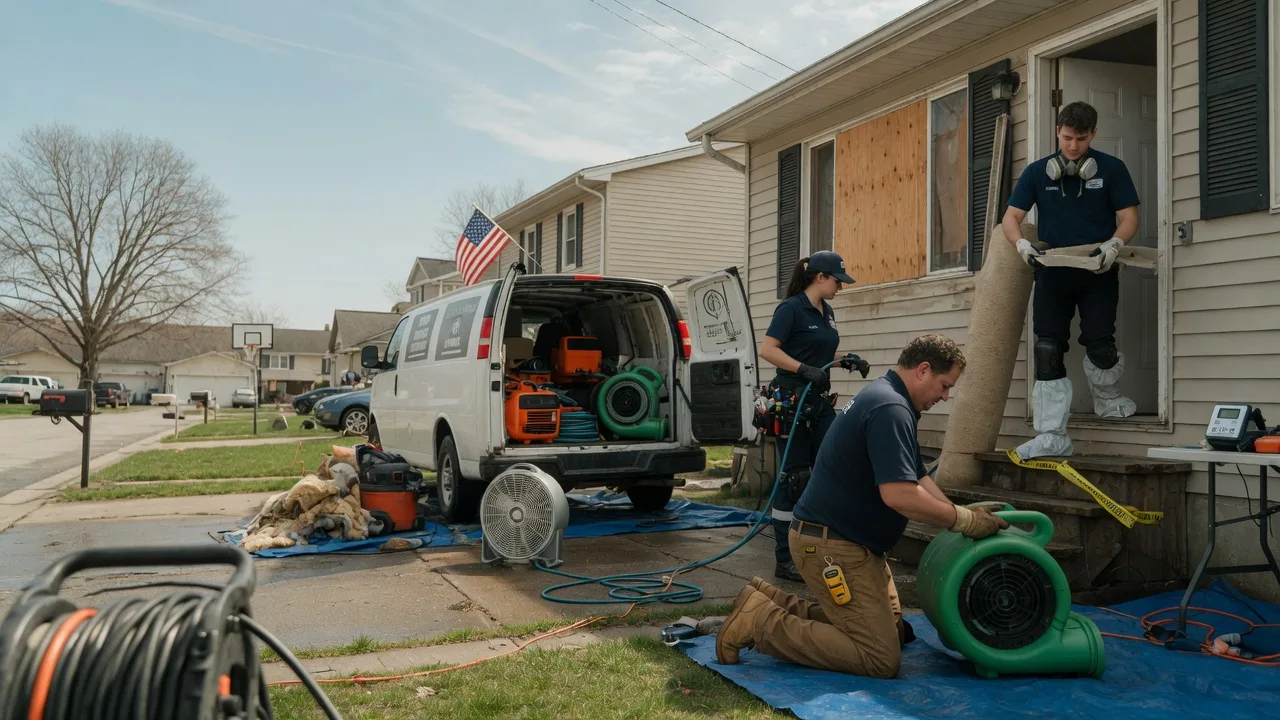 Water Damage Restoration in Frederick, OK near me
